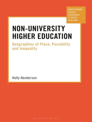 cover image of Non-University Higher Education
